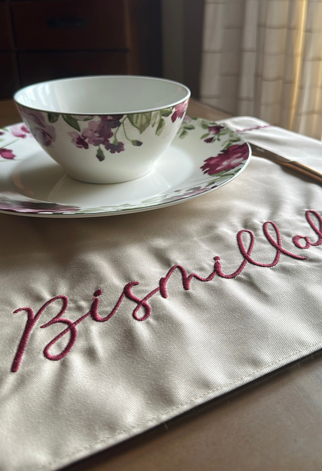 Bismillah Table Runner