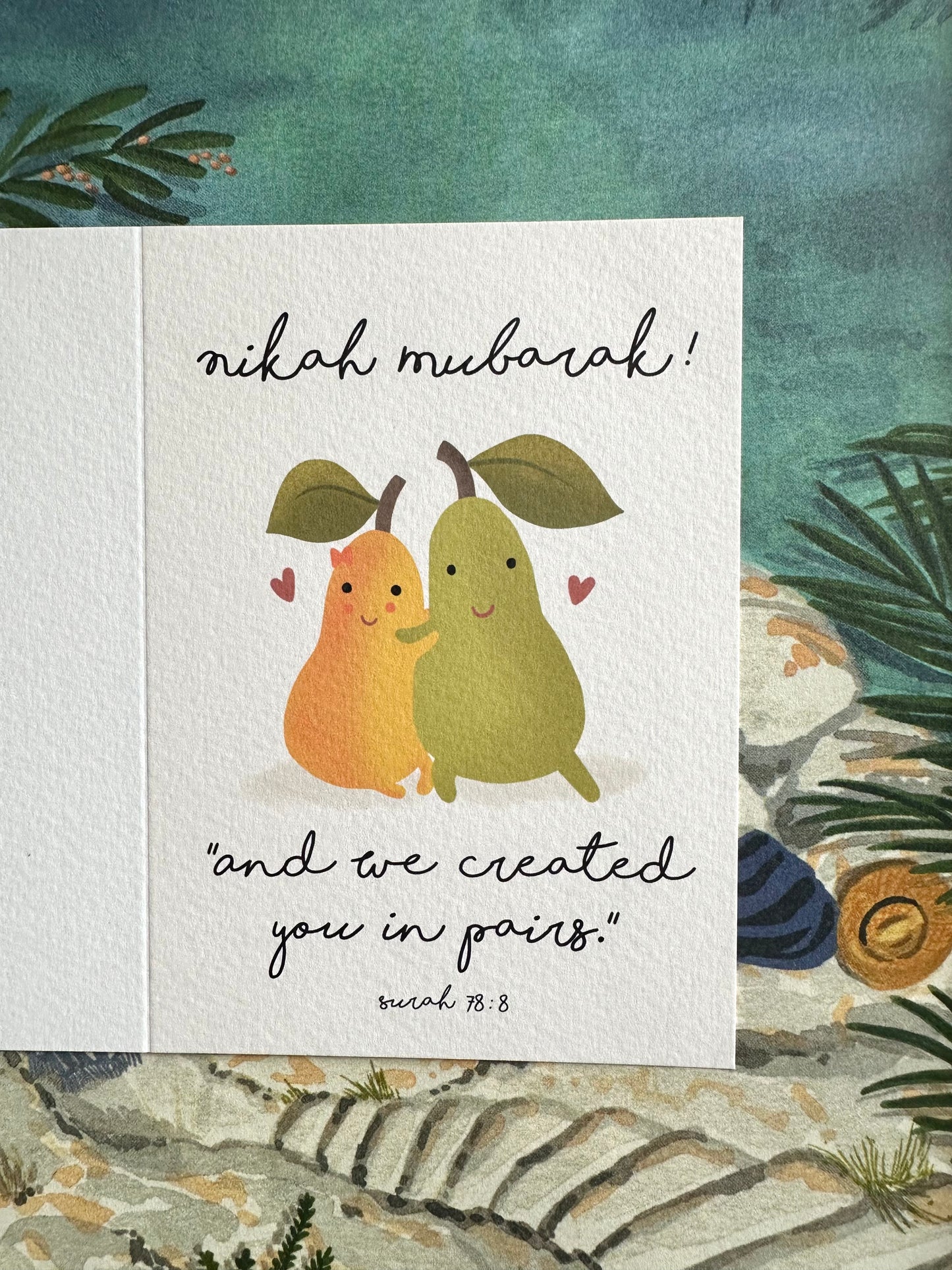 Nikah Card - Pears