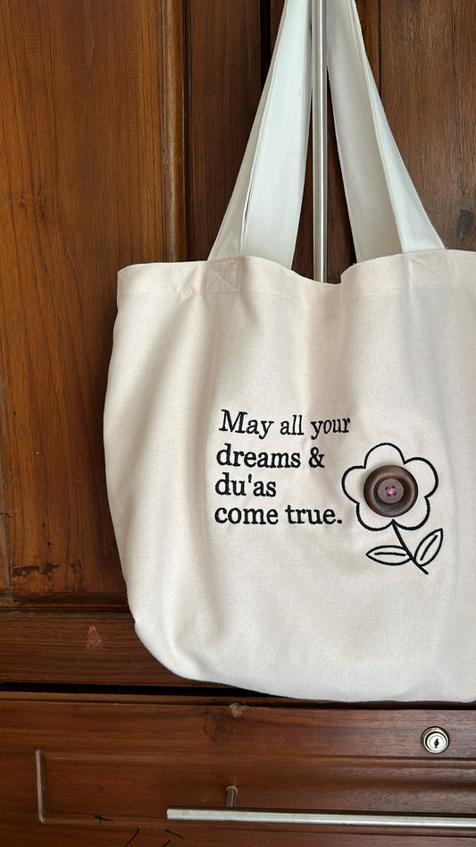 Dreams and Du’as Tote Bag Pre-order