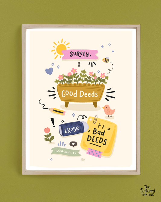 Good deeds erase bad deeds